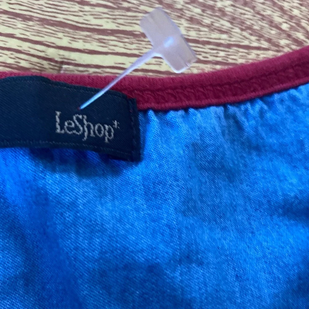 *HP* LeShop, red and white striped T-Shirt- Dress, S - Picture 14 of 16